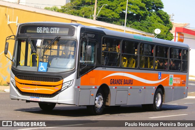 Transportes Coletivos Grande Bauru 2308 na cidade de Bauru, São Paulo, Brasil, por Paulo Henrique Pereira Borges. Número da foto: #13018228.