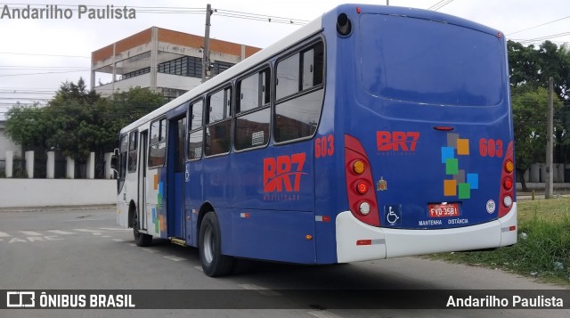 BR7 Mobilidade 603 na cidade de São Bernardo do Campo, São Paulo, Brasil, por Andarilho Paulista. Número da foto: #13019597.