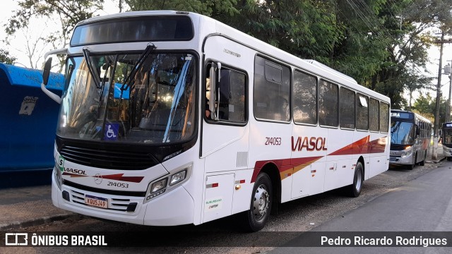 ViaSol Transportes Rodoviários 214053 na cidade de Rio Claro, São Paulo, Brasil, por Pedro Ricardo Rodrigues. Número da foto: #13019729.