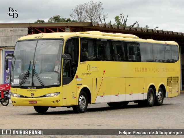 Viação Itapemirim 8813 na cidade de Vitória da Conquista, Bahia, Brasil, por Felipe Pessoa de Albuquerque. Número da foto: #13021225.