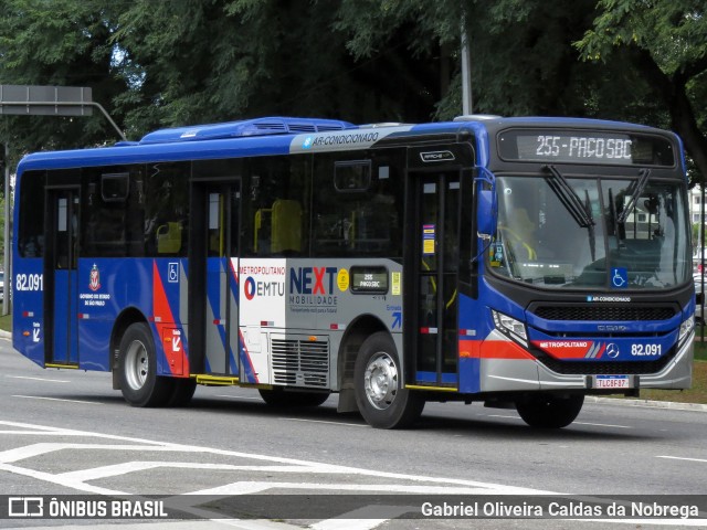 Next Mobilidade - ABC Sistema de Transporte 82.091 na cidade de São Bernardo do Campo, São Paulo, Brasil, por Gabriel Oliveira Caldas da Nobrega. Número da foto: #13020722.