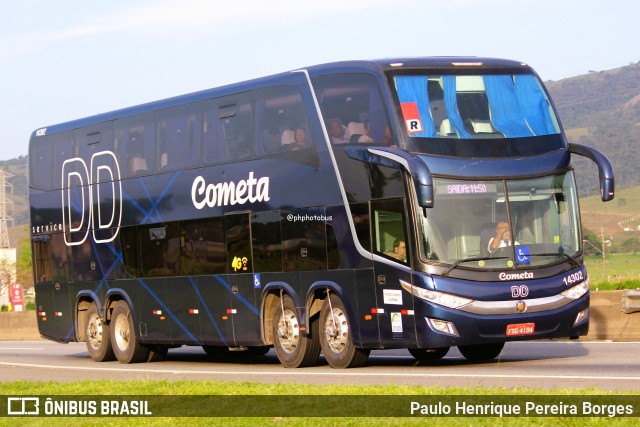 Viação Cometa 14302 na cidade de Roseira, São Paulo, Brasil, por Paulo Henrique Pereira Borges. Número da foto: #13020036.