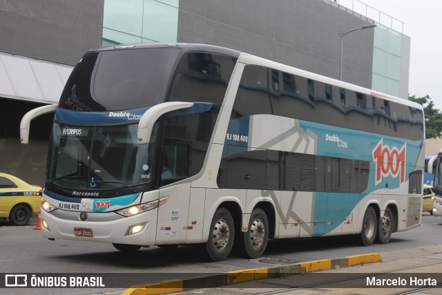 Auto Viação 1001 RJ 108.402 na cidade de Rio de Janeiro, Rio de Janeiro, Brasil, por Marcelo Horta. Número da foto: #13020588.