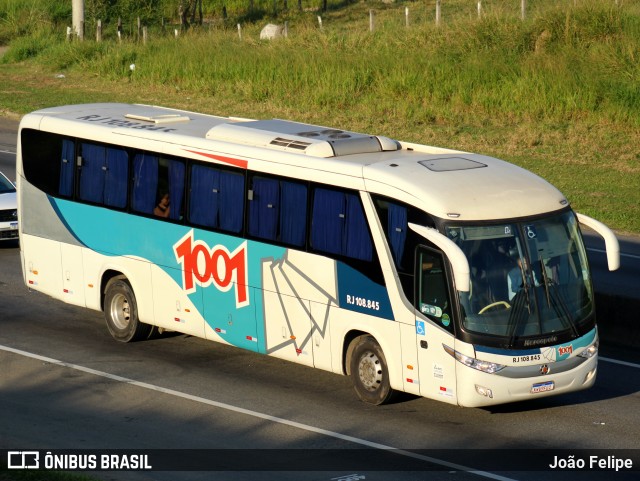 Auto Viação 1001 RJ 108.845 na cidade de Canas, São Paulo, Brasil, por João Felipe. Número da foto: #13021017.
