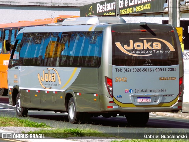 Joka Transporte e Turismo 2042 na cidade de Ponta Grossa, Paraná, Brasil, por Gabriel Guachineski. Número da foto: #13021780.