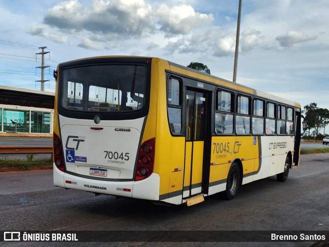 CT Expresso 70045 na cidade de Santa Maria, Distrito Federal, Brasil, por Brenno Santos. Número da foto: #13019532.