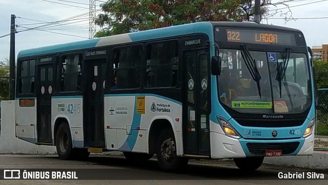 Auto Viação Dragão do Mar 42415 na cidade de Fortaleza, Ceará, Brasil, por Gabriel Silva. Número da foto: #13021357.