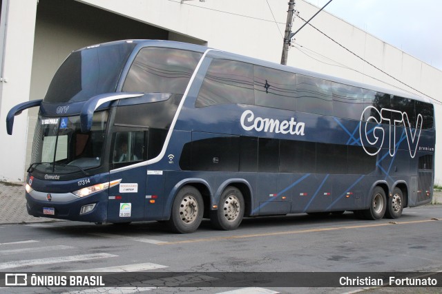 Viação Cometa 17314 na cidade de Juiz de Fora, Minas Gerais, Brasil, por Christian  Fortunato. Número da foto: #13021944.