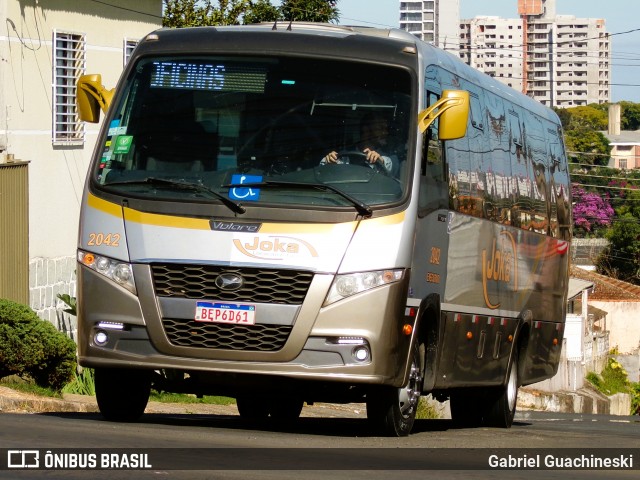 Joka Transporte e Turismo 2042 na cidade de Ponta Grossa, Paraná, Brasil, por Gabriel Guachineski. Número da foto: #13021774.