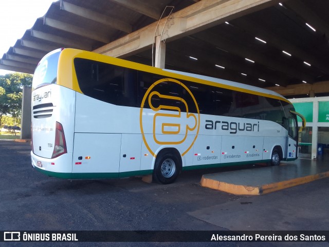 Expresso Araguari 1104 na cidade de Araguari, Minas Gerais, Brasil, por Alessandro Pereira dos Santos. Número da foto: #13019252.