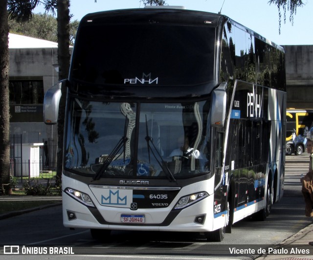 Empresa de Ônibus Nossa Senhora da Penha 64035 na cidade de Curitiba, Paraná, Brasil, por Vicente de Paulo Alves. Número da foto: #13021403.