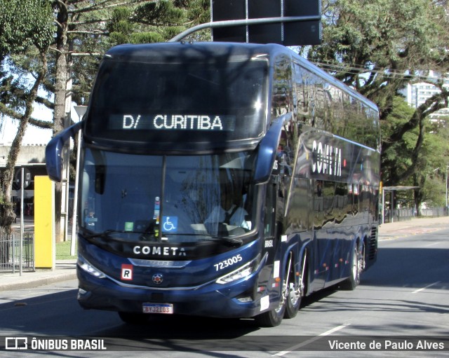 Viação Cometa 723005 na cidade de Curitiba, Paraná, Brasil, por Vicente de Paulo Alves. Número da foto: #13021394.