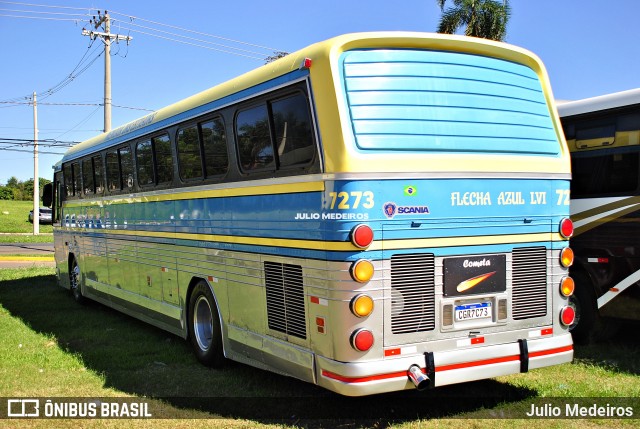 Ônibus Particulares 7273 na cidade de Artur Nogueira, São Paulo, Brasil, por Julio Medeiros. Número da foto: #13021809.