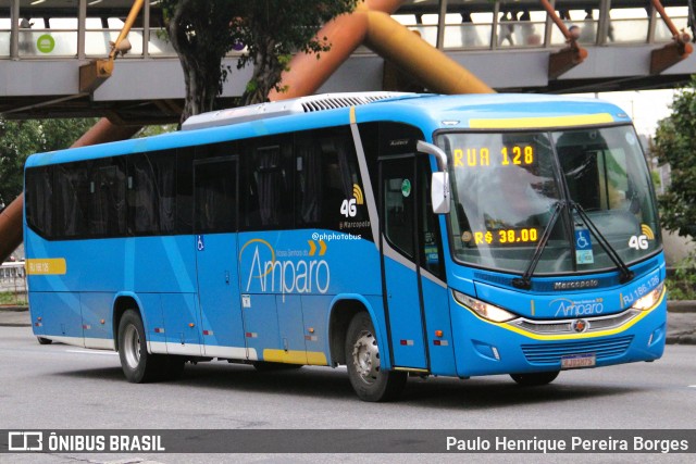 Viação Nossa Senhora do Amparo RJ 186.126 na cidade de Rio de Janeiro, Rio de Janeiro, Brasil, por Paulo Henrique Pereira Borges. Número da foto: #13020009.