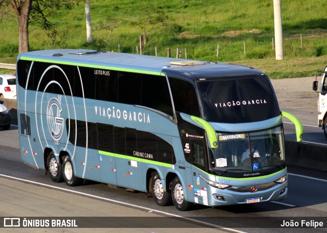 Viação Garcia 88147 na cidade de Canas, São Paulo, Brasil, por João Felipe. Número da foto: #13020816.