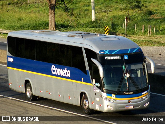 Viação Cometa 18544 na cidade de Canas, São Paulo, Brasil, por João Felipe. Número da foto: #13021012.