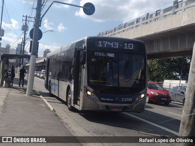 Sambaíba Transportes Urbanos 2 2768 na cidade de São Paulo, São Paulo, Brasil, por Rafael Lopes de Oliveira. Número da foto: #13019408.