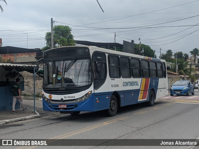 Empresa de Transportes Continental RJ 125.004 na cidade de Belford Roxo, Rio de Janeiro, Brasil, por Jonas Alcantara. Número da foto: #13021104.