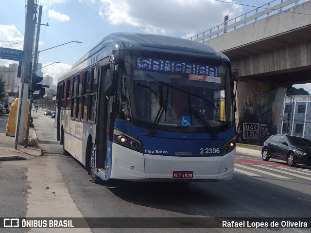 Sambaíba Transportes Urbanos 2 2396 na cidade de São Paulo, São Paulo, Brasil, por Rafael Lopes de Oliveira. Número da foto: #13021786.