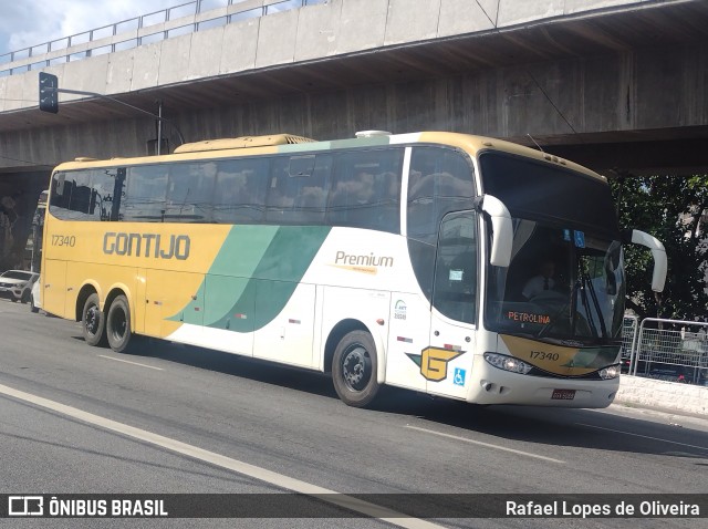Empresa Gontijo de Transportes 17340 na cidade de São Paulo, São Paulo, Brasil, por Rafael Lopes de Oliveira. Número da foto: #13019411.