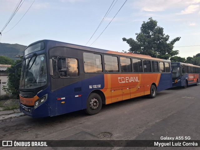 Evanil Transportes e Turismo RJ 132.132 na cidade de Nova Iguaçu, Rio de Janeiro, Brasil, por Myguel Luíz Corrêa. Número da foto: #13022369.