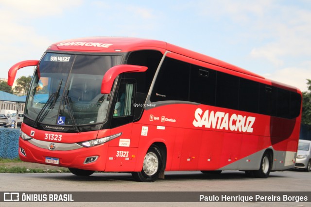Viação Santa Cruz 31323 na cidade de São Paulo, São Paulo, Brasil, por Paulo Henrique Pereira Borges. Número da foto: #13022984.