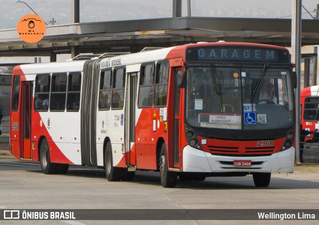 Itajaí Transportes Coletivos 2968 na cidade de Campinas, São Paulo, Brasil, por Wellington Lima. Número da foto: #13023221.