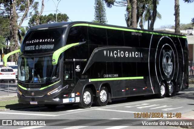 Viação Garcia 88109 na cidade de Curitiba, Paraná, Brasil, por Vicente de Paulo Alves. Número da foto: #13023111.