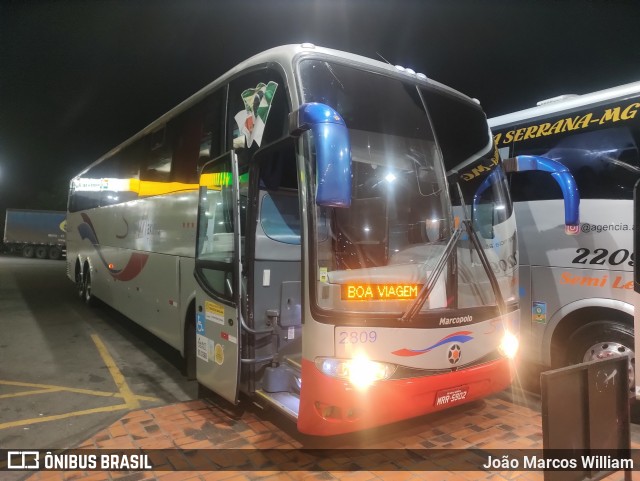 Sávio Máximo Turismo 2809 na cidade de Oliveira, Minas Gerais, Brasil, por João Marcos William. Número da foto: #13022361.