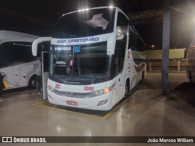 Viação São Cristóvão 3000 na cidade de Divinópolis, Minas Gerais, Brasil, por João Marcos William. Número da foto: #13022363.