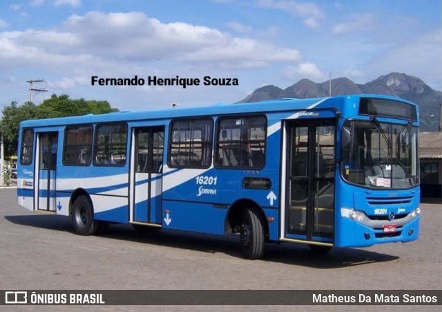 Viação Serrana 16201 na cidade de Serra, Espírito Santo, Brasil, por Matheus Da Mata Santos. Número da foto: #13023907.