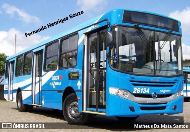Floramar Auto Homnibus 26134 na cidade de Serra, Espírito Santo, Brasil, por Matheus Da Mata Santos. Número da foto: #13023984.