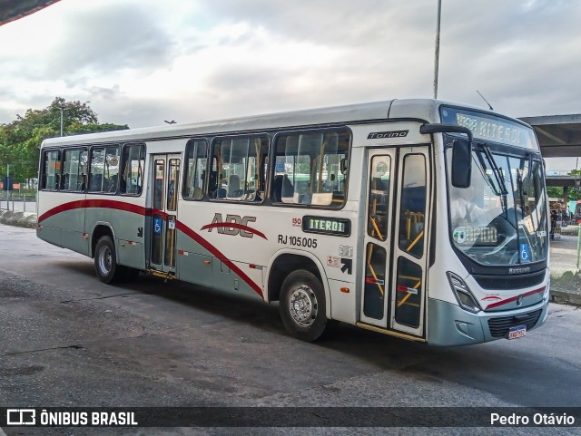 Auto Viação ABC RJ 105.005 na cidade de Niterói, Rio de Janeiro, Brasil, por Pedro Otávio. Número da foto: #13023240.