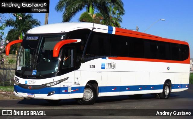 Expresso União 10366 na cidade de Uberlândia, Minas Gerais, Brasil, por Andrey Gustavo. Número da foto: #13022518.