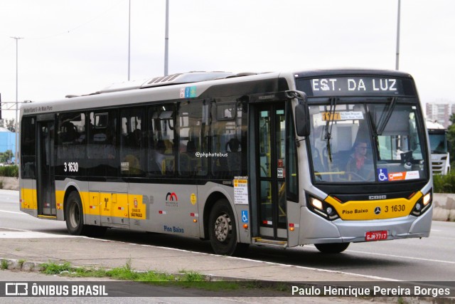 Viação Metrópole Paulista - Zona Leste 3 1630 na cidade de São Paulo, São Paulo, Brasil, por Paulo Henrique Pereira Borges. Número da foto: #13022903.