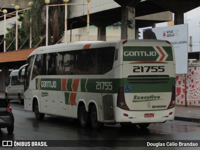 Empresa Gontijo de Transportes 21755 na cidade de Belo Horizonte, Minas Gerais, Brasil, por Douglas Célio Brandao. Número da foto: #13024613.