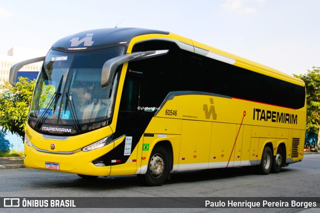 Viação Nova Itapemirim 60546 na cidade de São Paulo, São Paulo, Brasil, por Paulo Henrique Pereira Borges. Número da foto: #13022943.