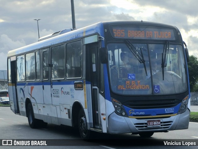 Transportes Futuro C30361 na cidade de Rio de Janeiro, Rio de Janeiro, Brasil, por Vinicius Lopes. Número da foto: #13022095.