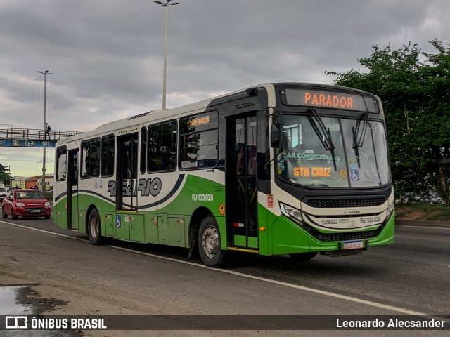 Expresso Real Rio RJ 133.028 na cidade de Rio de Janeiro, Rio de Janeiro, Brasil, por Leonardo Alecsander. Número da foto: #13023312.