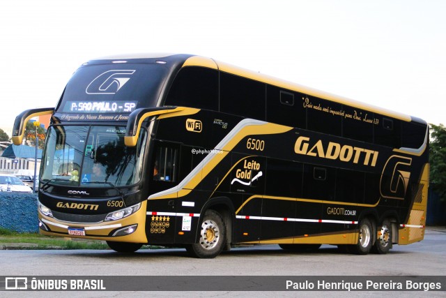Auto Viação Gadotti 6500 na cidade de São Paulo, São Paulo, Brasil, por Paulo Henrique Pereira Borges. Número da foto: #13022878.