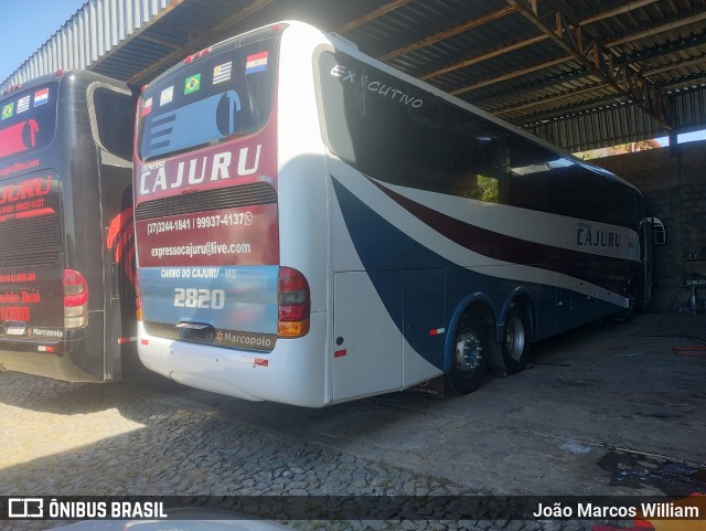 Expresso Cajuru 2820 na cidade de Carmo do Cajuru, Minas Gerais, Brasil, por João Marcos William. Número da foto: #13022370.