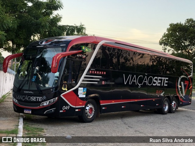 Viação Sete 049 na cidade de Teresina, Piauí, Brasil, por Ruan Silva Andrade. Número da foto: #13022421.