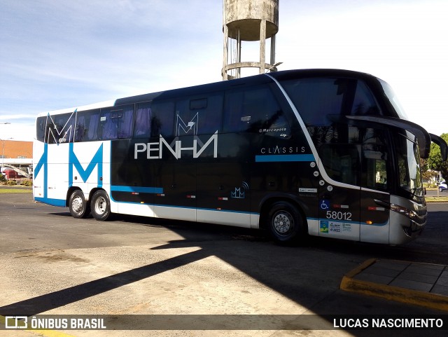 Empresa de Ônibus Nossa Senhora da Penha 58012 na cidade de Lages, Santa Catarina, Brasil, por LUCAS NASCIMENTO. Número da foto: #13023238.