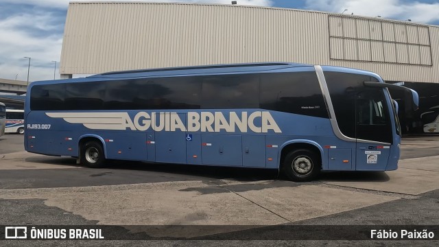 Viação Águia Branca RJ 193.007 na cidade de Rio de Janeiro, Rio de Janeiro, Brasil, por Fábio Paixão. Número da foto: #13022230.