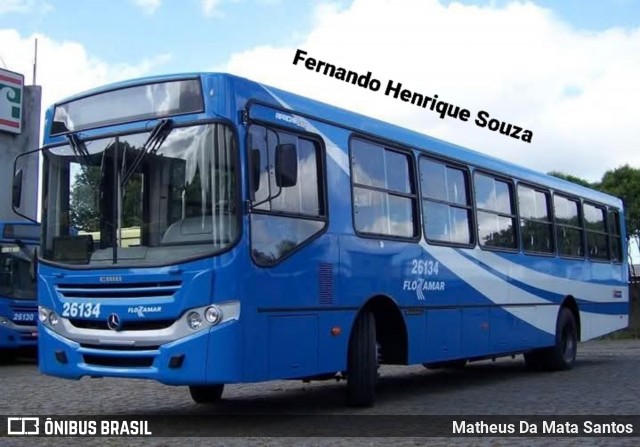 Floramar Auto Homnibus 26134 na cidade de Serra, Espírito Santo, Brasil, por Matheus Da Mata Santos. Número da foto: #13024027.