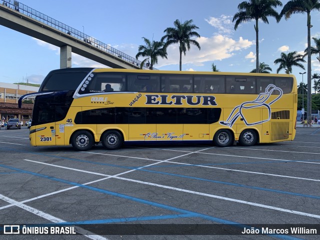 Viação Eltur > Eltur Turismo 2301 na cidade de Aparecida, São Paulo, Brasil, por João Marcos William. Número da foto: #13023975.