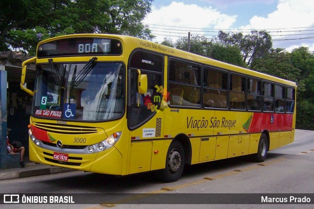Viação São Roque 3000 na cidade de Mairinque, São Paulo, Brasil, por Marcus Prado. Número da foto: #13023995.