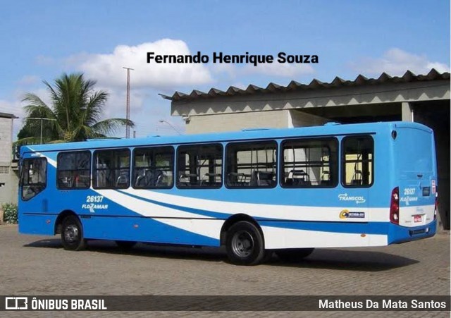 Floramar Auto Homnibus 26137 na cidade de Serra, Espírito Santo, Brasil, por Matheus Da Mata Santos. Número da foto: #13024039.