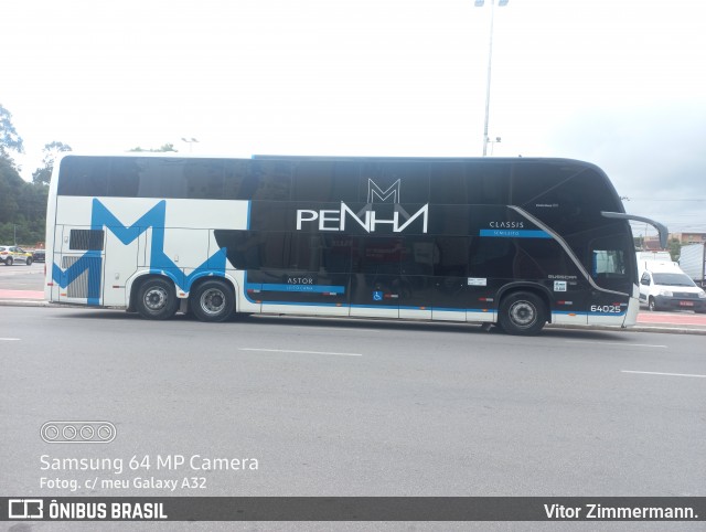 Empresa de Ônibus Nossa Senhora da Penha 64025 na cidade de Barueri, São Paulo, Brasil, por Vitor Zimmermann.. Número da foto: #13024901.