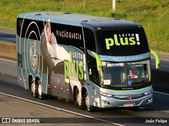 Viação Garcia 88097 na cidade de Canas, São Paulo, Brasil, por João Felipe. Número da foto: #13026633.